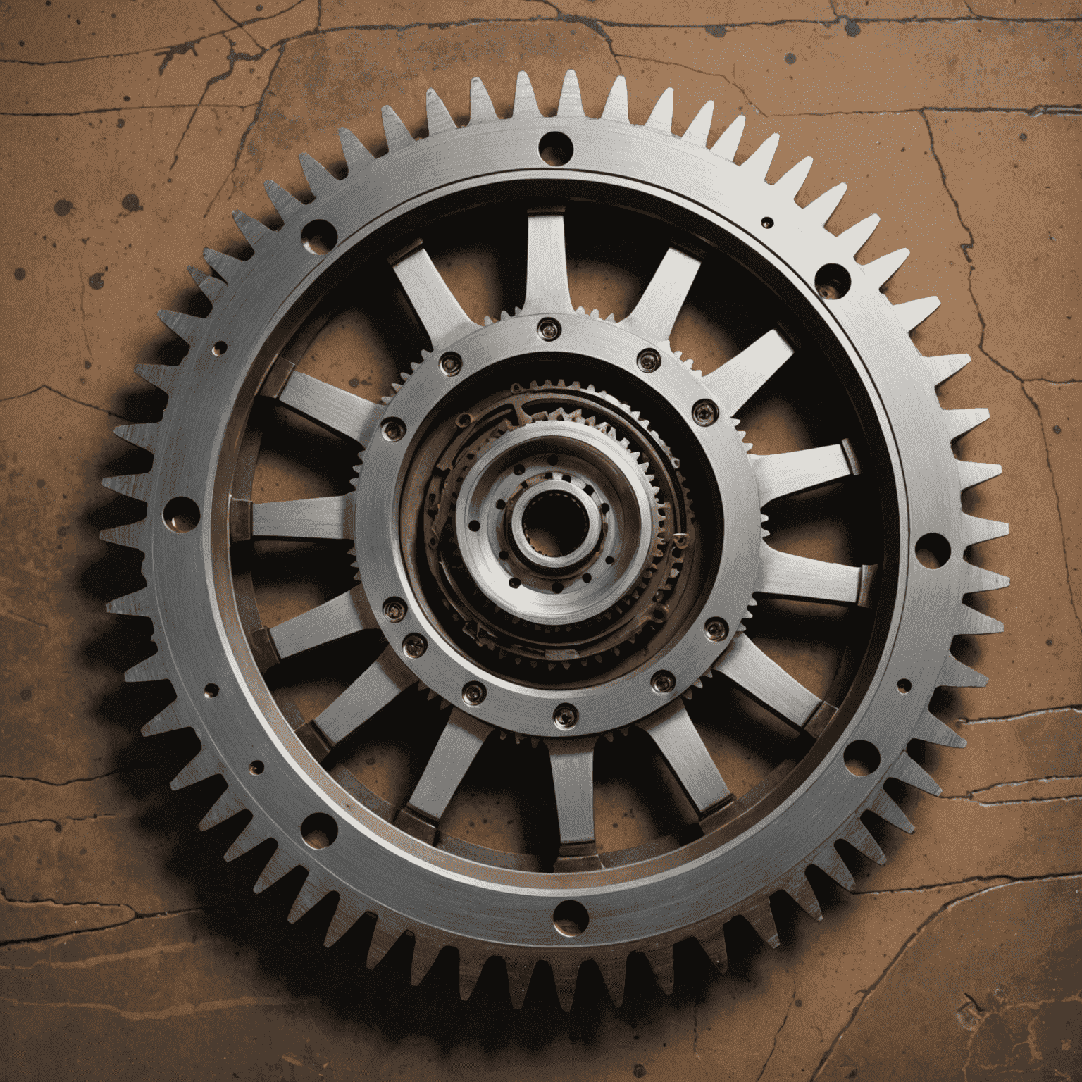 Machinex logo - Industrial gear with embedded circuit patterns