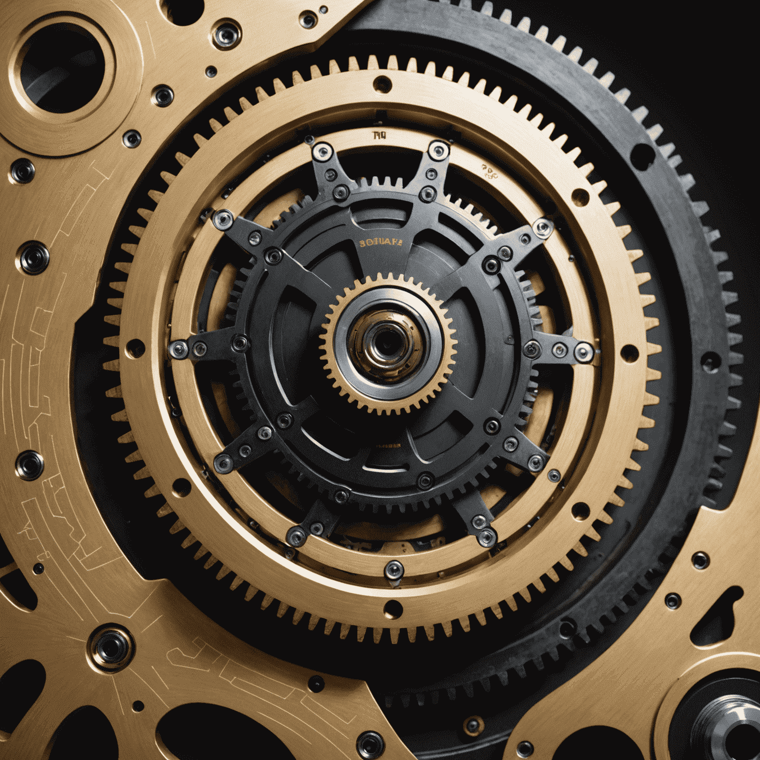 Machinex logo - Industrial gear with embedded circuit patterns